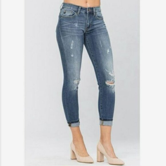 Judy Blue Distressed Jeans - Picture 12 of 12